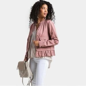 Francescas Harper Heritage Rea Ruffle Utility Jacket